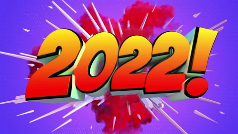 High quality video of abstract colored smoke explosion with message in 4K Stock Footage 161073061