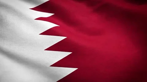 High-Quality Waving Qatar Flag Background - Stunning National Symbol Motion Stock Footage 325020111