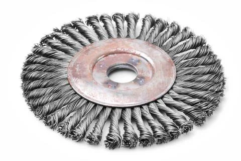 High quality,durable large disk brush designed specifically for efficiently Foto stock