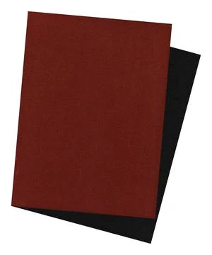 High rectangular black and red sandpaper texture, background sanding paper 스톡 사진