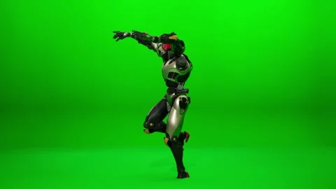 High-Res Mecha Movement Render Видео 321921595