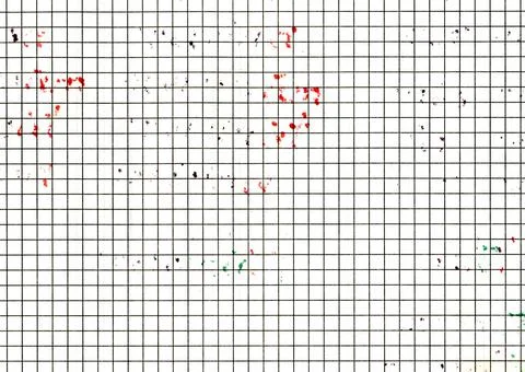 High res used, worn out thick lines checkered graph paper texture background  Stock Illustration