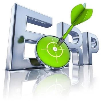 High resolution 3D rendering of a ERP icon イラスト素材