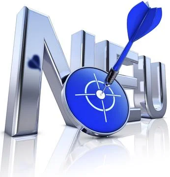 High resolution 3D rendering of a german new icon Stock Illustration