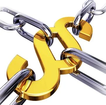 High resolution 3D rendering of a law and arrow concept Stock Illustration