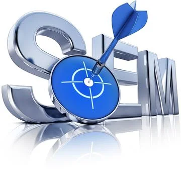 High resolution 3D rendering of a SEM icon Illustrazione stock