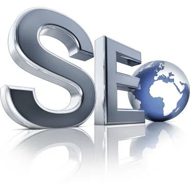 High resolution 3D rendering of a SEO icon Illustrazione stock