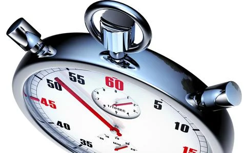 High resolution 3d rendering of a stopwatch Stock Illustration