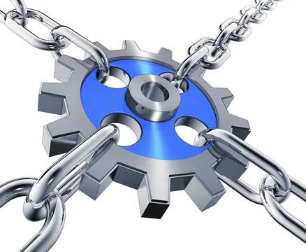 High resolution 3D rendering of a teamwork concept Stock Illustration