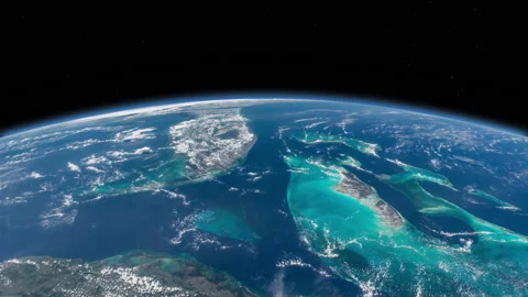 High resolution 4k 3d animation space fly over earth. 스톡 동영상 194884885