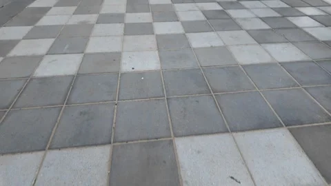 High resolution 4K commercial footage of urban road markings and ground tex.. Stock Footage 333242593