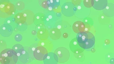 High-resolution 4K green abstract background featuring floating transparent.. Stockillustratie