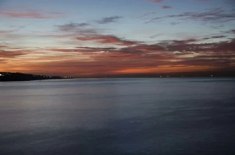 High resolution, 4k, timelapse of sunrise over ocean Stock Footage 78212662