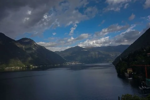 High resolution, 4k,timelapse, Lake Como. Italy Stock Footage 78212681