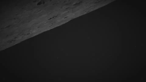 High Resolution And Super Detailed Lunar Surface Stock Footage 289769651