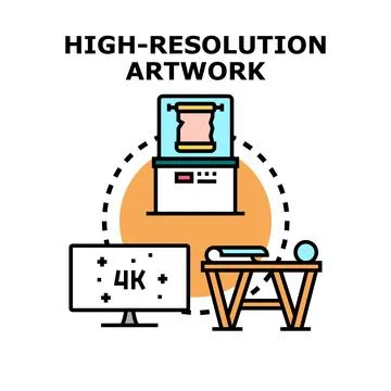 High resolution artwork creative digital design process イラスト素材