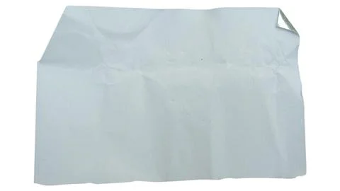 High-resolution background image featuring a crumpled white paper texture Stock Illustration
