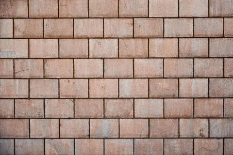 High resolution brown cream brick wall texture Stock Photos