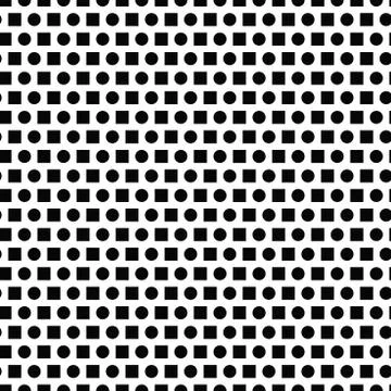 High Resolution Circle and Rectangle Pattern Illustrazione stock