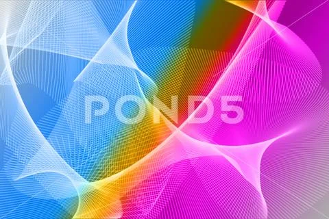 High Resolution Colorful Abstract Art With Fluid Motion Modello PSD