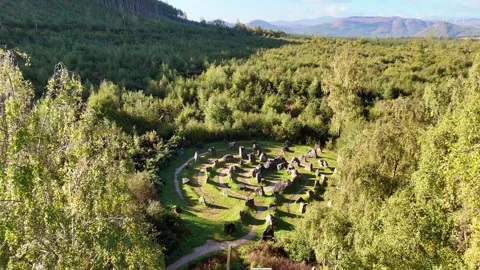 "High-Resolution Drone Footage of the Unique Geological Touchstone Maze  Stock Footage 330667607