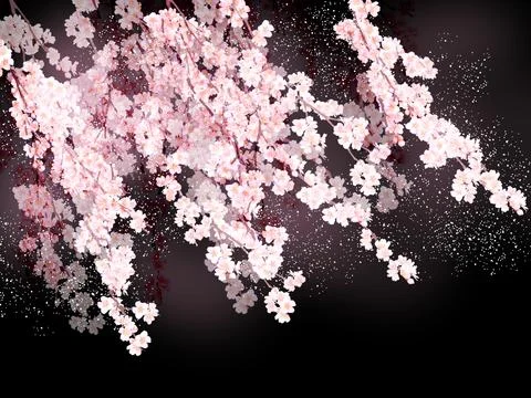 High-Resolution Flowers, Trees, and Natural Elements 스톡 일러스트
