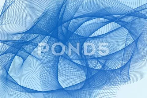 High Resolution Geometric Abstract Art With Delicate White Lines PSD Template