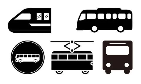 High resolution icon packs on white background, black icons on white Stock Illustration
