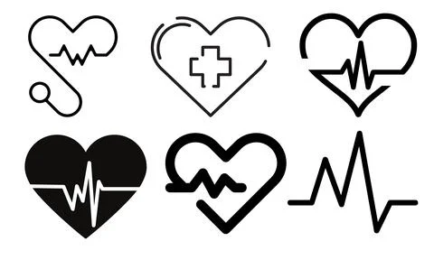 High resolution icon packs on white background, black icons on white Stock Illustration