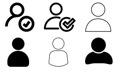 High resolution icon packs on white background, black icons on white Stock Illustration
