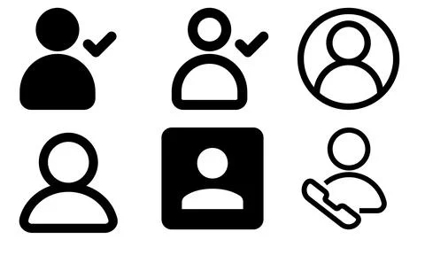 High resolution icon packs on white background, black icons on white Stock Illustration