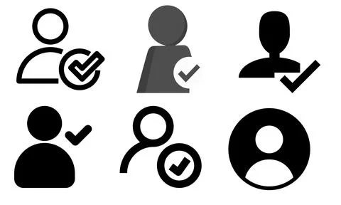 High resolution icon packs on white background, black icons on white Stock Illustration