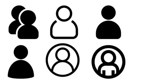 High resolution icon packs on white background, black icons on white Stock Illustration