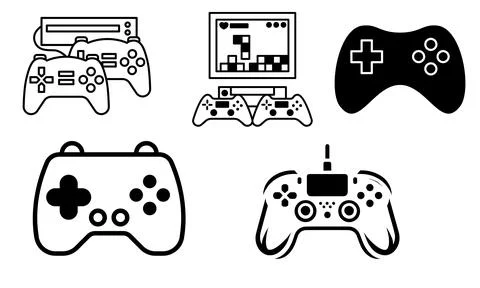 High resolution icon packs on white background, black icons on white Stock Illustration