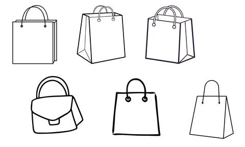 High resolution icon packs on white background, black icons on white Stock Illustration