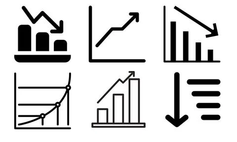 High resolution icon packs on white background, black icons on white Stock Illustration
