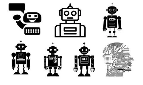High resolution icon packs on white background, black icons on white Stock Illustration
