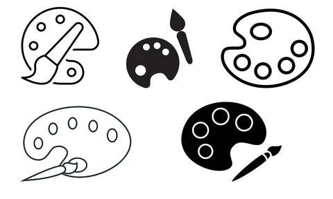 High resolution icon packs on white background, black icons on white Stock Illustration