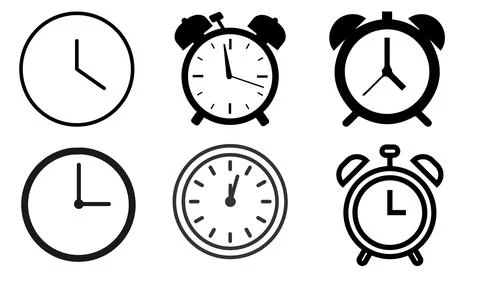 High resolution icon packs on white background, black icons on white Stock Illustration