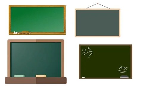High resolution illustration pack of school characters on white background Illustrazione stock