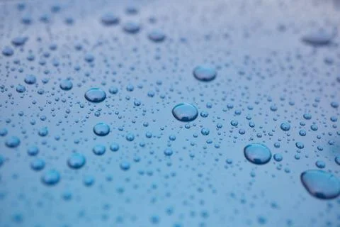 High-resolution image showcasing water droplets on a smooth surface, perfect  Stock Photos