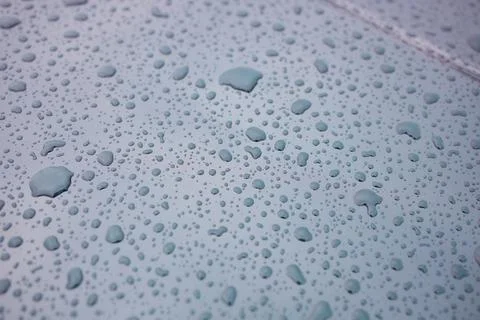 High-resolution image showcasing water droplets on a smooth surface, perfect  Stock Photos