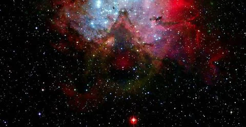High resolution image of the universe. This image elements furnished by NA... Foto stock