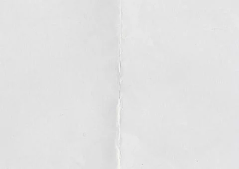 High resolution large image of white paper texture background scan folded in  Stock Photos