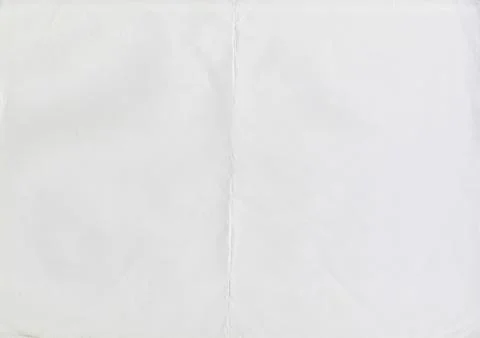 High resolution large image of white paper texture background scan folded in  Stock Photos