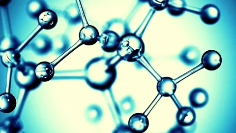 High-Resolution Molecular Structure Animation | Abstract 4K Science Vídeo Stock 300767613