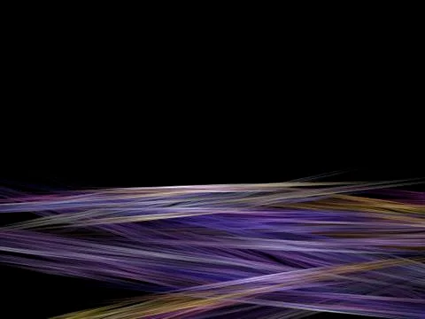 High resolution multi colored fractal illustration with copy space Stock Illustration