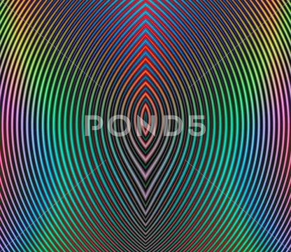 High resolution multicolored circular illustration Stock Illustration