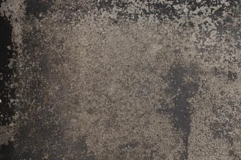 High resolution old concrete wall with peeling gray paint and natural destruc Stock Photos