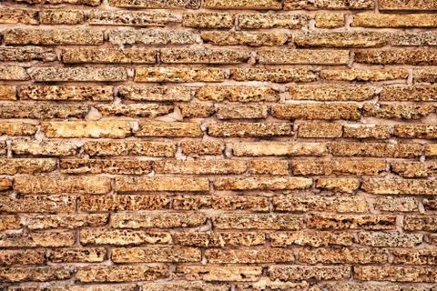 High resolution old scrubbed brick wall Stock Photos